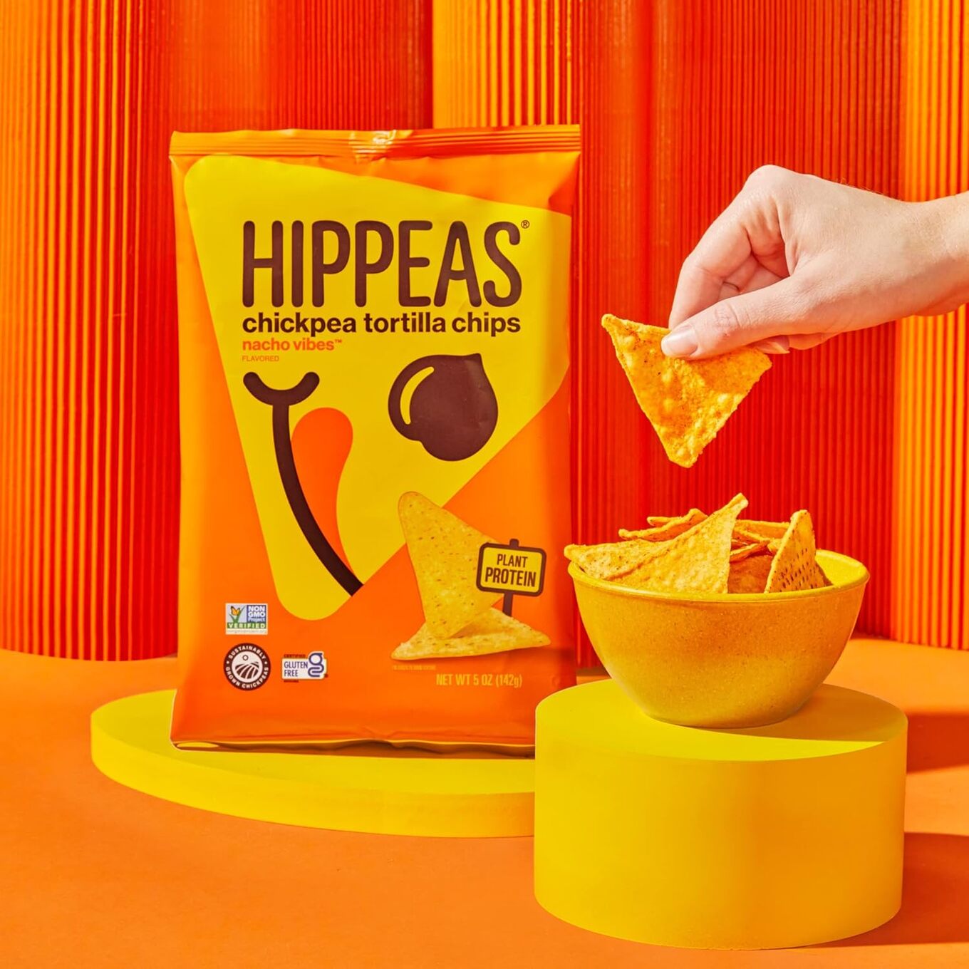 Hippeas Chickpea Nacho Vibes Tortilla Chips